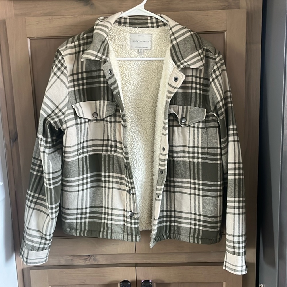 Lucky Brand Crop Button